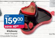 Safeway Heart Shaped Chocolate Fondue
