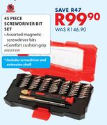 Stier 45 Piece Screwdriver Bit Set