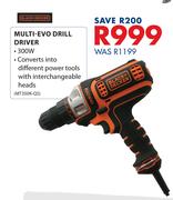 Black & Decker Multi-Evo Drill Driver