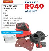 TorkCraft Cordless Mini Palm Sander