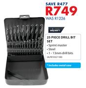 Alpen 25 Piece Drill Bit Set