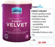 Chamber Value Finest Velvet-20L