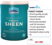 Chamber Value Finest Sheen-20L