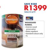 Dulux Woodgard Rubbol-5Ltr