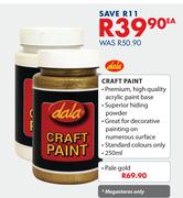 Dala Craft Paint Pale Gold-250ml