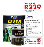 Duram Direct To Metal Hammered-500ml