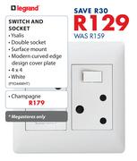 Legrand Switch & Socket Champagne