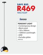 Bright Star Lighting Pendant Light 