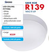 Bright Star LED Ceiling Fitting Small