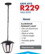 Bright Star Aluminium Pendant Light