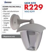 Bright Star Down Facing Wall Light