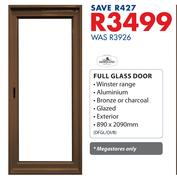 Swartland Full Glass Door