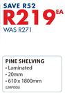 Pine Shelving-Each