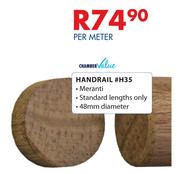 Chamber Value Handrail #H35-Per meter