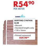 Chamber Value Skirting Cynthia Slim (Primed Supawood)-Per Meter