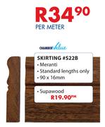 Chamber Value Skirting #S22B (Supawood)-Per Meter