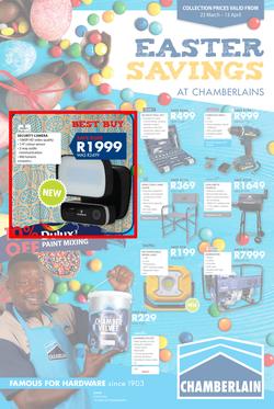 Chamberlains : Easter Savings (23 March - 13 April 2020), page 1