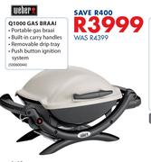 Weber Q1000 Gas Braai