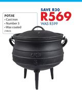 Cast Iron Potjie No 3