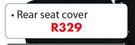 Topline 4 x 4 Seat Covers (Rear Seat Cover)