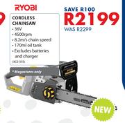 Ryobi Cordless Chainsaw