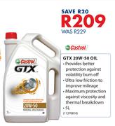 Castrol GTX 20W-50 Oil-5Ltr