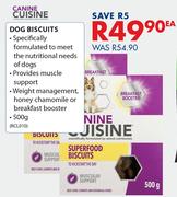 Canine Cuisine Dog Biscuits-500g Each
