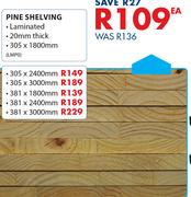 Pine Shelving-305 x 3000mm