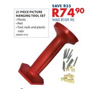 21 Piece Picture Hanging Tool Set