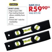 Stanley Spirit Level-Each