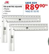 Ross Tools Tri & Miter Square-Each