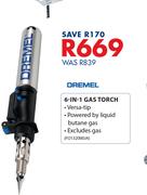 Dremel 6-In-1 Gas Torch F0132000JA 