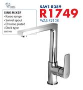 Cobra Sink Mixer