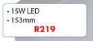 Bright Star Ceiling Light 15W LED 153mm