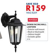 Eurolux Down Facing Wall Lantern