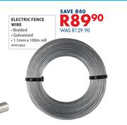 Electric Fence Wire PPEFCB02-1.1mm x 100m Roll