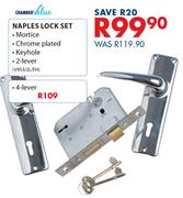 Chamber Value Naples Lock Set 4 Lever