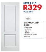 Swartland Deep Moulded Door-2032 x 813mm
