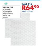 Ceiling Tile (Diamond)-500 x 500mm