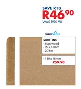 Chamber Value Skirting 2.75m Supawood-130 x 16mm