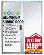 Aluminium Sliding Door-1800x2100mm