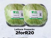 Lettuce Prepacks-For 2