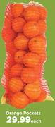 Orange Pockets-Each