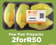 Paw Paw Prepacks-For 2