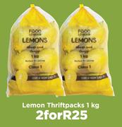 Lemon Thriftpacks-For 2 x 1kg