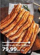 Lekka Braai Pork Rashers-Per Kg