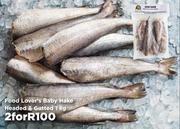 Food Lover's Baby Hake Headed & Gutted-For 2 x 1Kg