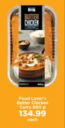 Food Lover's Butter Chicken Curry-900g Each