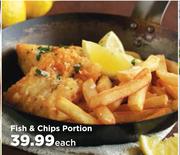 Fish & Chips Portion-Each
