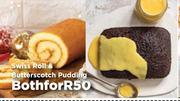 Swiss Roll & Butterscotch Pudding-Both For